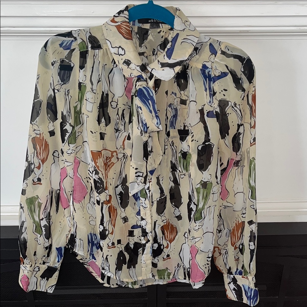 Ark & Co Patterned Blouse